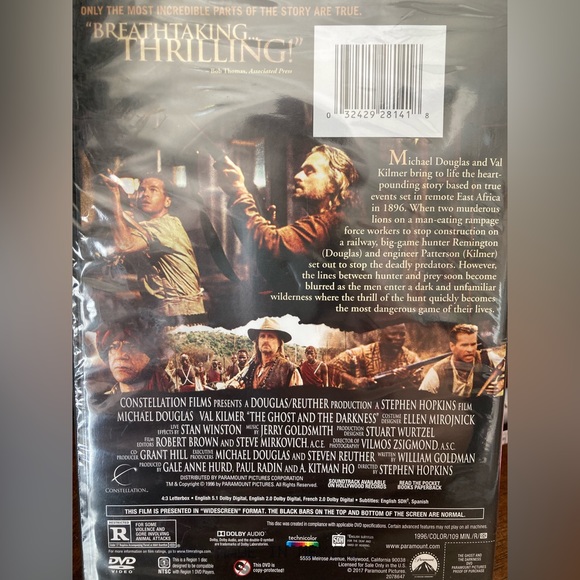 The Ghost and the Darkness DVD - Picture 2 of 5